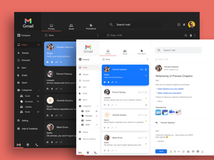 Gmail Redesign Concept Sketch Resource